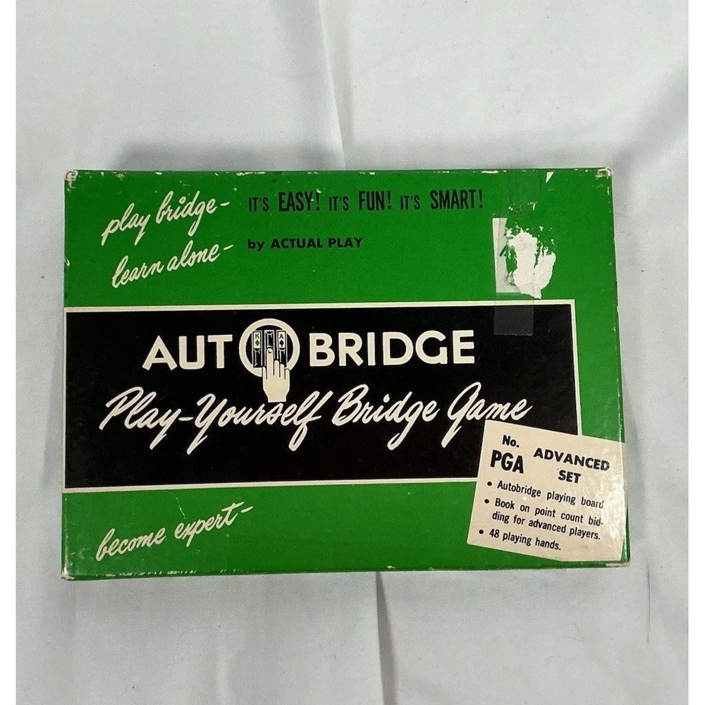 Vintage Auto Bridge Play-Yourself Bridge Game Advanced Game